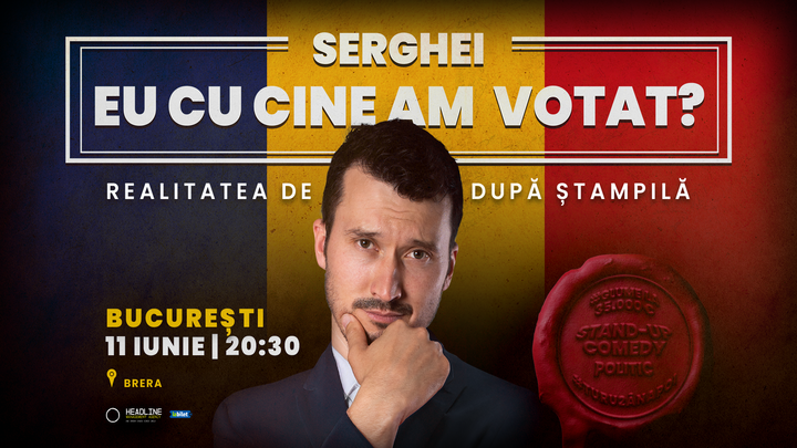 Stand-up Comedy politic cu SERGHEI - "Eu cu cine am votat?"