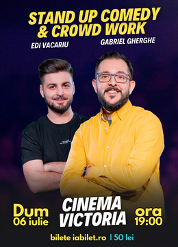 Barlad: Stand Up & Crowd Work | Gabriel Gherghe și Edi Vacariu