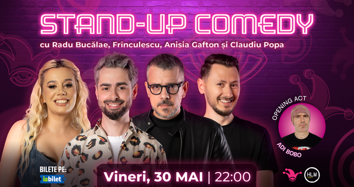 The Fool: Stand-up comedy cu Radu Bucălae, Frînculescu, Anisia și Claudiu Popa