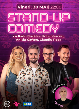 The Fool: Stand-up comedy cu Radu Bucălae, Frînculescu, Anisia și Claudiu Popa