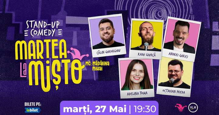 The Fool: Marțea la Mișto cu Radu Giurcă, Andrei Garici, Călin Gheorghiu, Octavian Preda și Adelina Toma