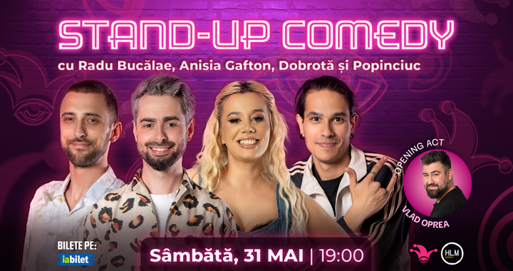 The Fool: Stand-up comedy cu Radu Bucălae, Anisia, Dobrotă și Popinciuc