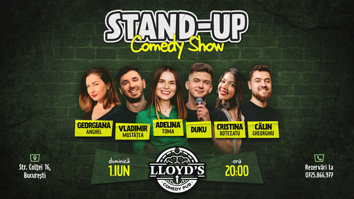Stand-up Comedy cu Adelina, Gheorghiu, Georgiana, Mustățea, Cristina & Duku.