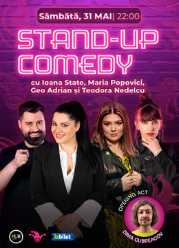 The Fool: Stand-up comedy cu Maria Popovici, Ioana State, Teodora Nedelcu și Geo Adrian
