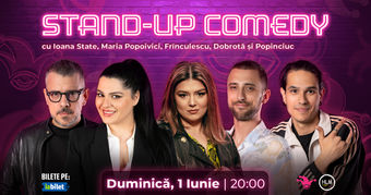 The Fool: Stand-up comedy cu Maria Popovici, Ioana State, Frînculescu, Dobrotă și Popinciuc