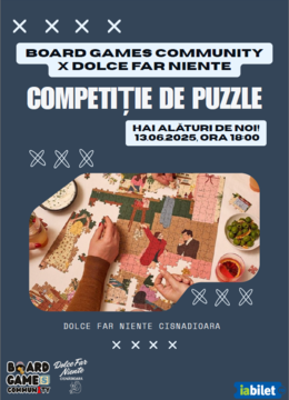 Cisnadioara: Competiție de puzzle