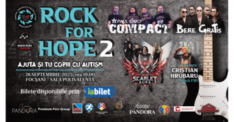 Focsani: Rock for Hope - Ajută și Tu Copiii cu Autism