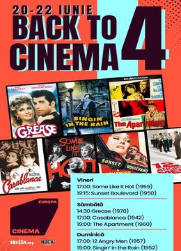 BackToCinema #4 – Old Skool Cinema, cu ștaif și replici nemuritoare