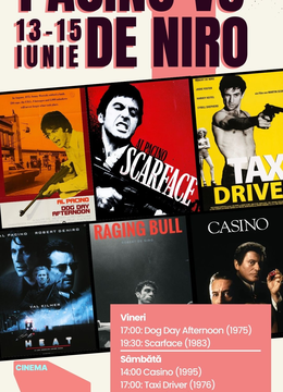 Weekend Pacino & De Niro Weekend – Doi grei. Șapte filme. Zero milă.