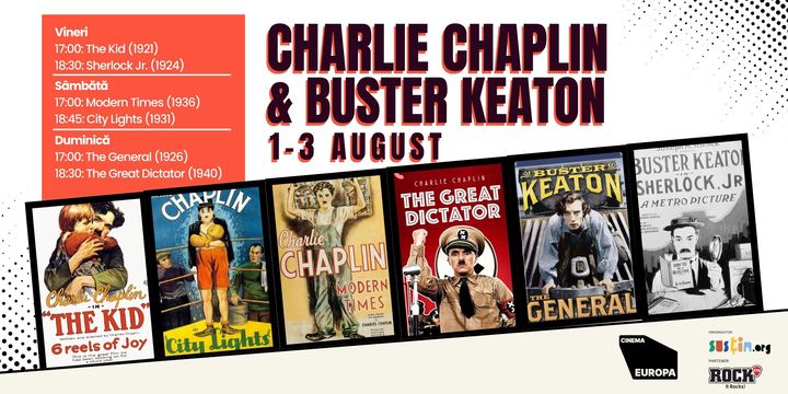 Charlie Chaplin & Buster Keaton – Weekendul în care nu se vorbește mult, dar se spune tot