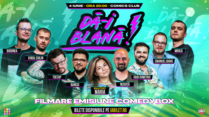 Dă-i Blană! Spectacol de comedie la ComicsClub!