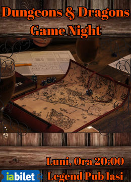 Iași: Game Night - Dungeons & Dragons