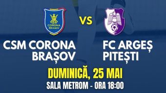 Brasov: Baschet CSM Corona Brasov - FC Arges Pitesti