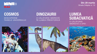 1 Iunie la Mina Cluj - Cosmos + Dinozaurii + Lumea Subacvatica