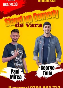 Slobozia: Stand-up Comedy 2.0 A.I. Umor cu George Țintă și Paul Mirea @ NOA Lounge
