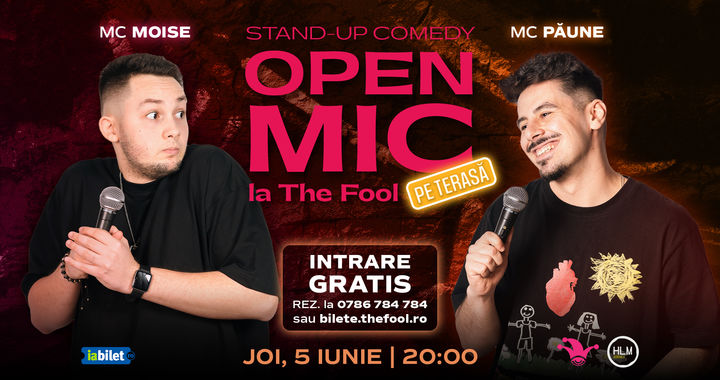 The Fool Open Mic la Terasă: MCs Moise & Păune