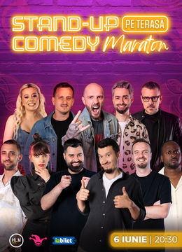 The Fool: Stand-up Comedy Maraton pe terasa cu: Bordea, Anisia, Mane, Bucălae, Frînculescu, Dobrotă, George Dumitru, Teodora, Geo, Mukinka și Serghei
