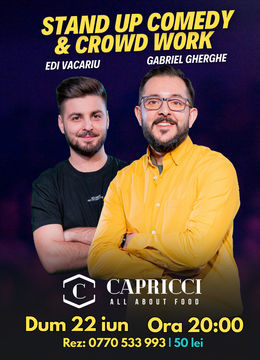 Satu Mare: Stand Up & Crowd Work | Gabriel Gherghe și Edi Vacariu