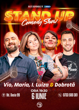 Stand up Comedy cu Vio, Maria, Ioana Luiza & Dorbotă la Club 99