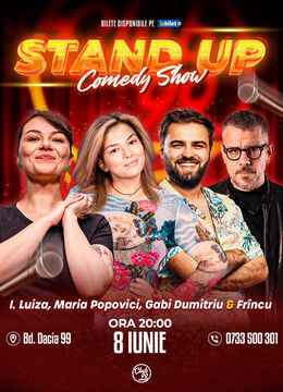 Stand up Comedy cu Ioana Luiza, Maria Popovici, Gabi Dumitriu & Frîncu la Club 99