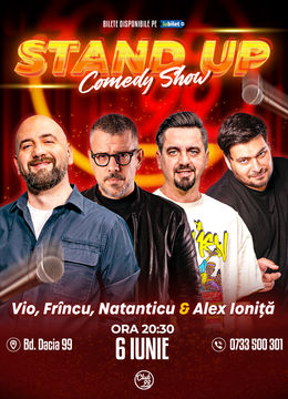 Stand up Comedy cu Vio, Frîncu, Natanticu & Alex Ioniță la Club 99