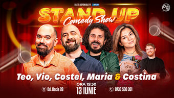 Stand up Comedy cu Teo, Vio, Costel, Maria Popovici - Tudor Costina la Club 99