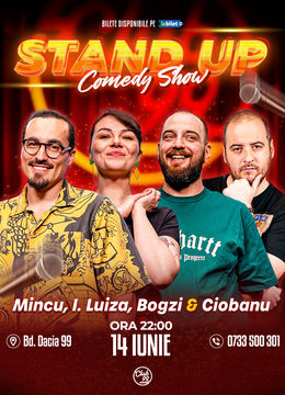 Stand up Comedy cu Mincu, Ioana Luiza, Bogzi & Andrei Ciobanu la Club 99