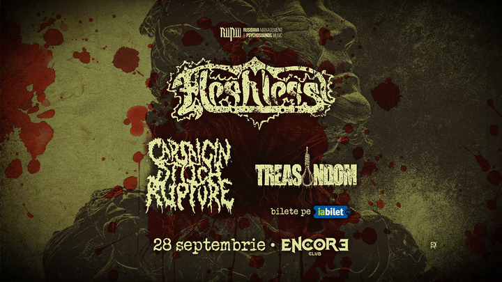 Fleshless, Capsaicin Stitch Rupture, Treasondom live