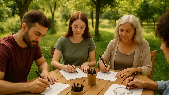 Cisnadioara: Atelier Desen Mindful
