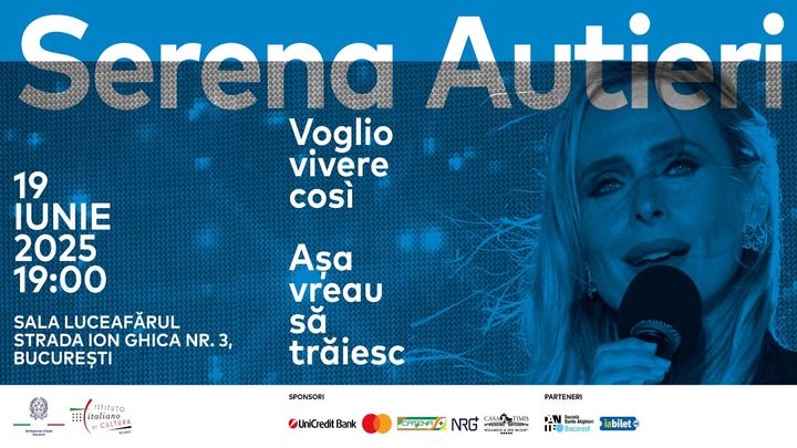 Serena Autieri în concert - Voglio vivere così / Așa vreau să trăiesc