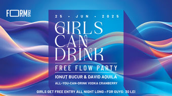 Girls Can Drink: Free Flow Party at FORM Space