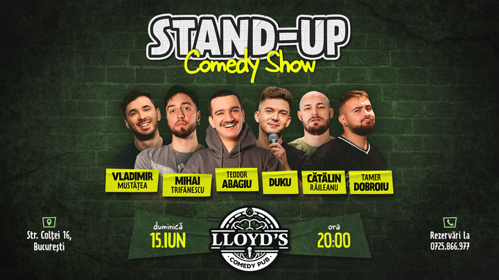 Stand-up Comedy cu Abagiu, Trifănescu, Mustățea, Duku, Tamer & Răileanu