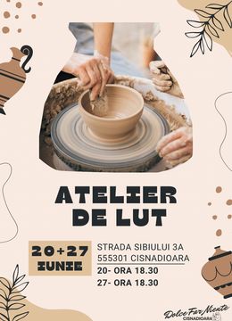 Cisnadioara: Atelier de modelaj cu lut