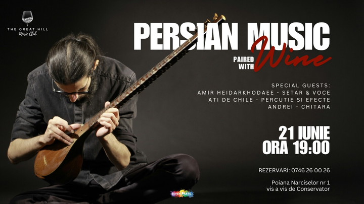 Persian Music Paired with Wine | Special Guest: Amir Heidarkhodaee