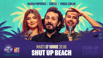 Constanța: Stand-up Comedy cu Costel, Maria Popovici și Virgil Ciulin