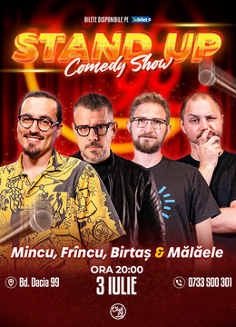 Stand up Comedy cu Mincu, Frîncu, Birtaș & Mălăele la Club 99