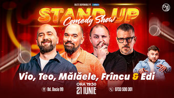 Stand up Comedy cu Vio, Teo, Mălăele, Frîncu - Edi Rădoiu la Club 99