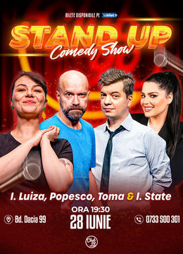 Stand up Comedy cu Ioana Luiza, Popesco, Toma & Ioana State la Club 99
