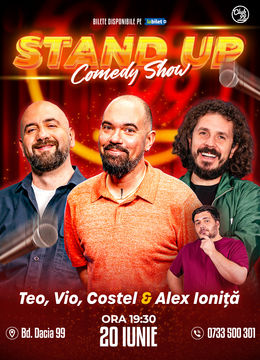 Stand up Comedy cu Teo, Vio, Costel - Alex Ioniță la Club 99
