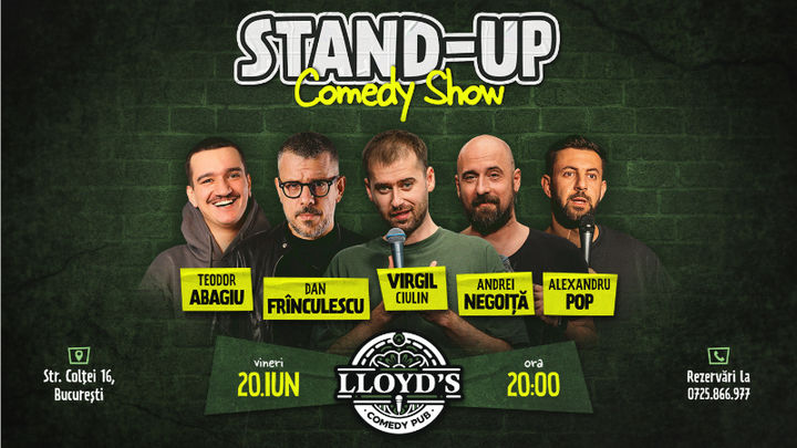 Stand-up Comedy cu Frîncu, Ciulin, Nego, Abagiu & Popică
