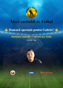Donează Speranța pentru Gabriel - România Legends - TikTok All Stars