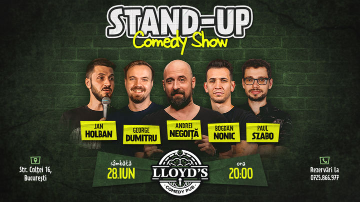 Stand-up Comedy cu Szabo, Dumitru, Nonic, Nego & Holban
