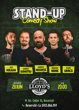 Stand-up Comedy cu Radu Giurcă, Dumitru, Nonic, Nego & Holban