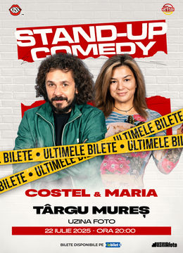 Targu Mures: Costel și Maria Popovici - Stand Up Comedy Show