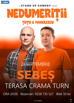 Sebes: Stand-up Comedy - Dan Tutu si Cristi Manolescu