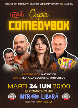 Cupa ComedyBox (Marea Finală) la ComicsClub!