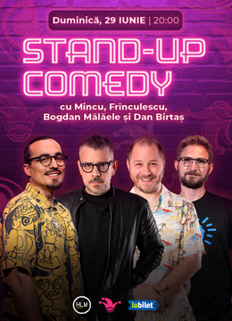 The Fool: Stand-up comedy cu Mincu, Frînculescu, Bogdan Mălăele și Dan Birtaș