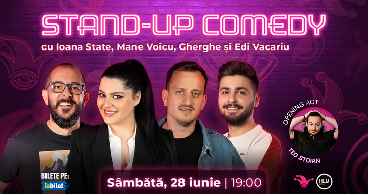 The Fool: Stand-up comedy cu Ioana State, Mane Voicu, Gherghe și Edi Vacariu