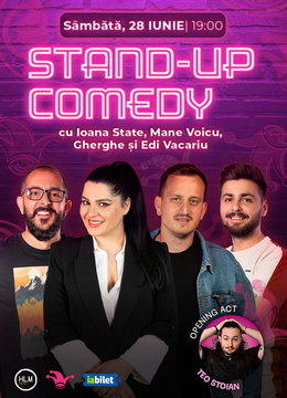 The Fool: Stand-up comedy cu Ioana State, Mane Voicu, Gherghe și Edi Vacariu