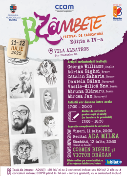 Buzau: Festivalul de Caricatură “Bzâmbete” 2025  – Ediția a IV-a